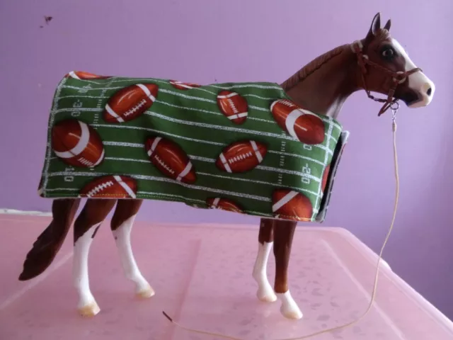 Peter Stone/Breyer Traditional Designer Model Horse Football Blanket