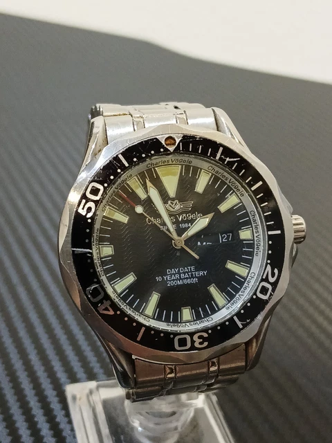 Charles Vogele divers 660ft SOLD** CHARLES VOGELE Model No. CV 