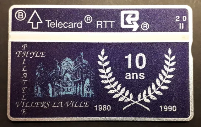 Belgique 2 Unit Private Phonecard Télécarte Privée Villers La Ville 1990 Neuve