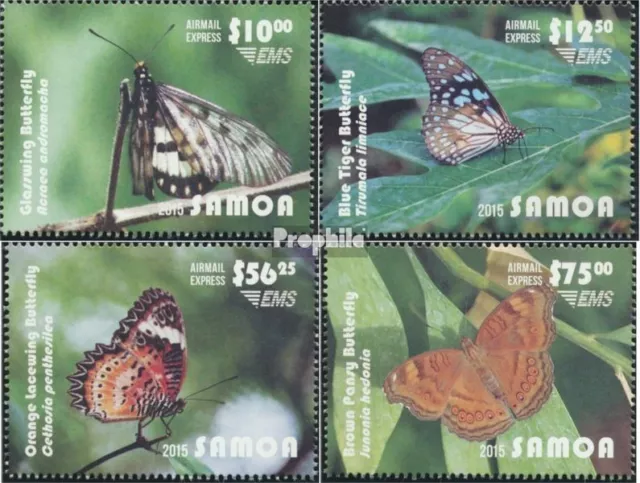 samoa 1259-1262 (complète edition) neuf avec gomme originale 2015 Papillons