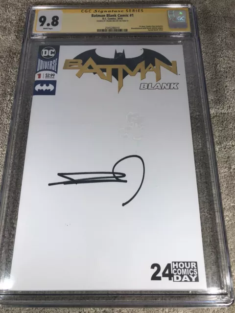 Batman 1 CGC 9.8 SS Frank Miller Auto Dark Knight Returns Writer 2018 Variant