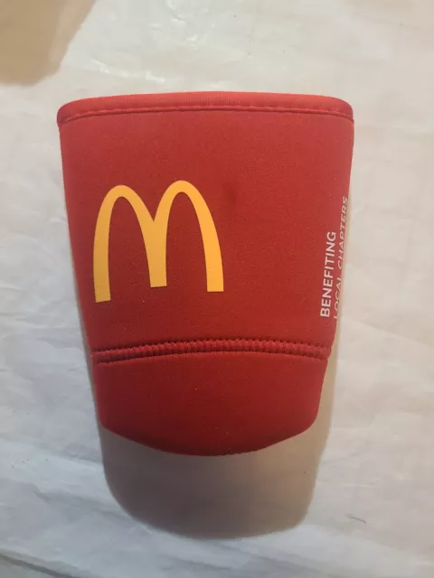 New Coca Cola McDonalds RMHC Large 32 oz Java Sok Drink Koozie Sleeve Holder