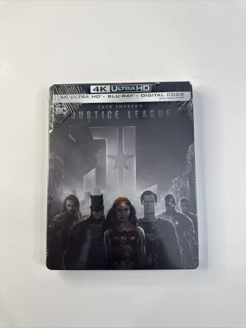 Zack Snyder's Justice League (4K Blu-Ray/Blu-Ray, SteelBook) w/Digital Code