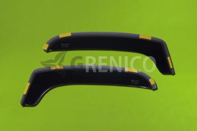 Heko JEEP RENEGADE 5-portes 2014-présent Deflecteurs de vent 2-pièces HEKO Bulles 