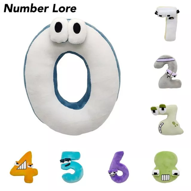 Number Lore Plush Doll Soft Stuffed Baby Educational Toys Home Decor Xmas Gift
