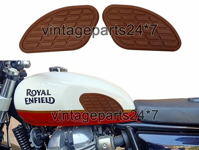 Motorrad Tank Pads Royal Enfield Interceptor 650 - 3M Aufkleber Schwarz