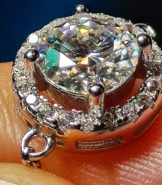 1 Carat Real Moissanite 925 Sterling Silver Bracelet Sparkling Jewelry For Women 3