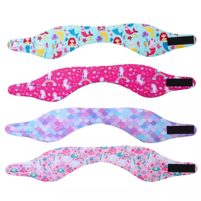 Children Adult Ear Protection Soft 4Pcs Swimming Headbands Adjustable Fashion 3