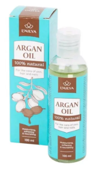 Huile d'argan naturelle 100 ml pour Soin de la Peau des cheveux et des ongles