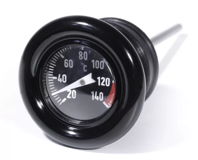 Öl Temperatur Peilstab Celsius Thermometer für Harley-Davidson Softail Sportster