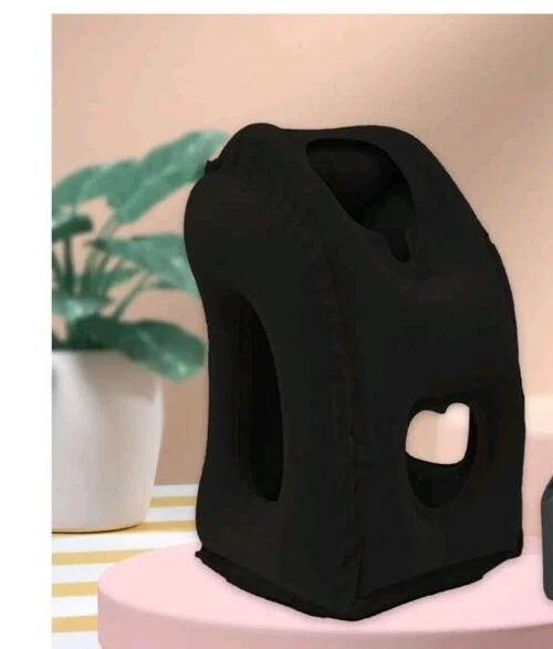 Inflatable Air Travel Pillow Airplane Office Nap Rest Neck Head Chin Cushion