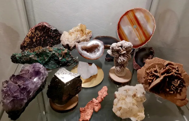 Mineraliensammlung aus alter Mineraliensammlung Lot 5