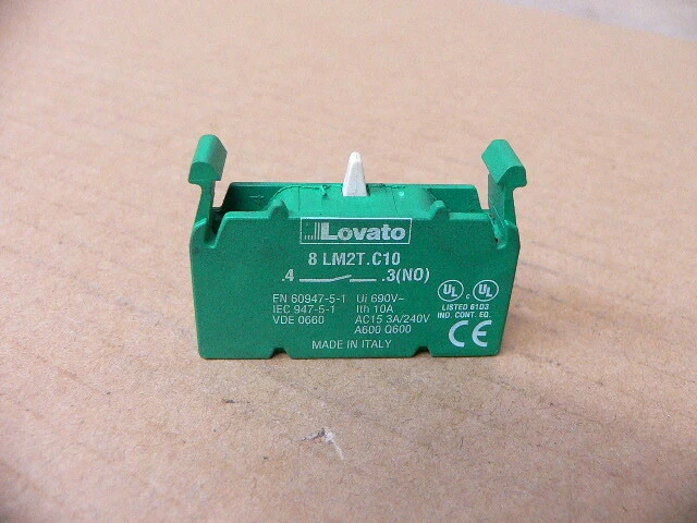 Lovato 8Lm2T.c10 Contact Block