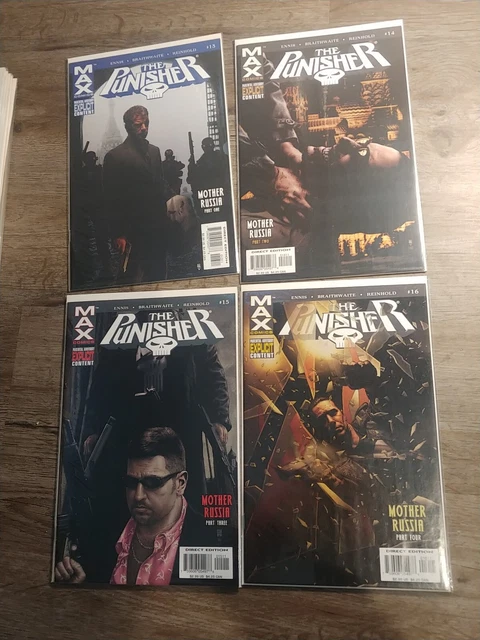 The Punisher Comic Book Lot MARVEL MAX Garth Ennis High Grade 1-36 complete MCU 4