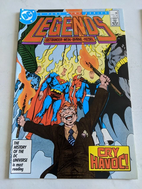 Legends #4 February 1987 DC Comics Shazam Superman Batman