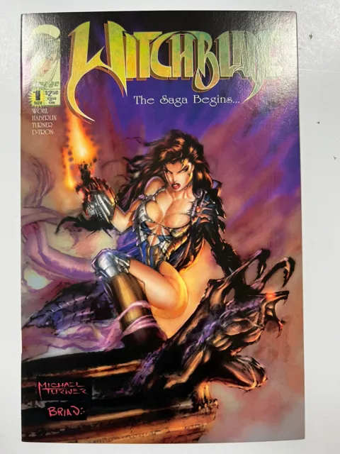 Witchblade 1 Michael Turner 1995 Image Top Cow Comics NM