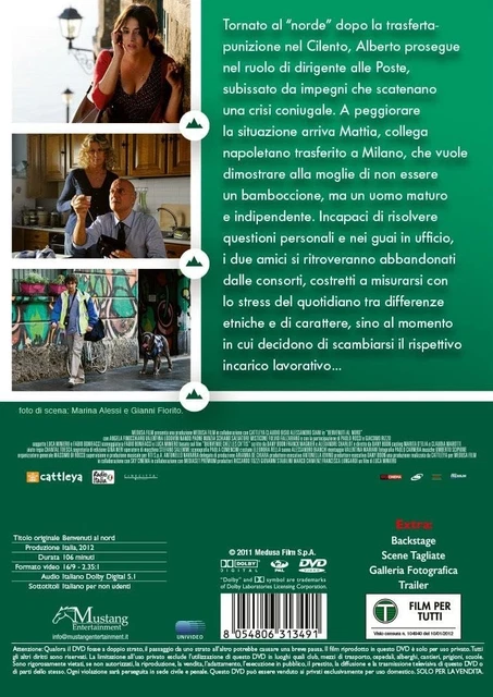 Benvenuti Al Nord - Italienische Filmkomödie Auf Blu-ray Mit Bonus-Buch