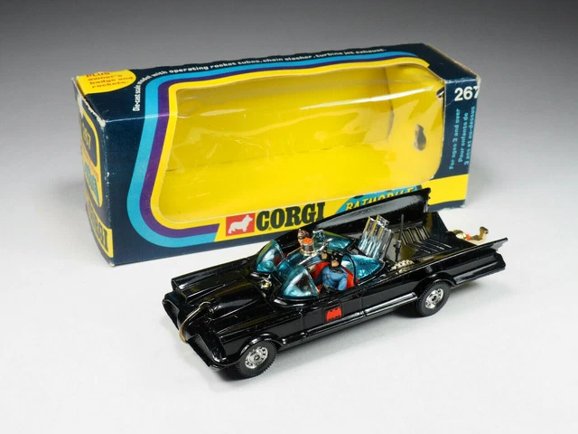 Corgi - 1:43 - No. 267 + Zubehör - Batmobile 1ère série