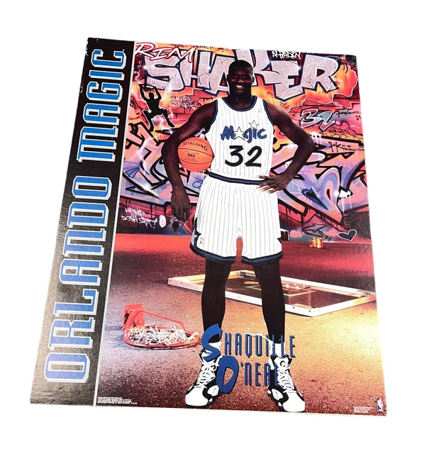 VINTAGE 90’S SHAQUILLE O'Neal RIM SHAKER Orlando Magic 1993 Rookie Shaq