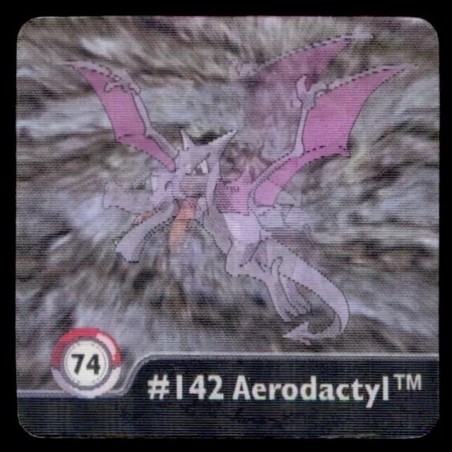 Artbox Pokemon Action Flipz Series One (1999) #142 Aerodactyl No. 74