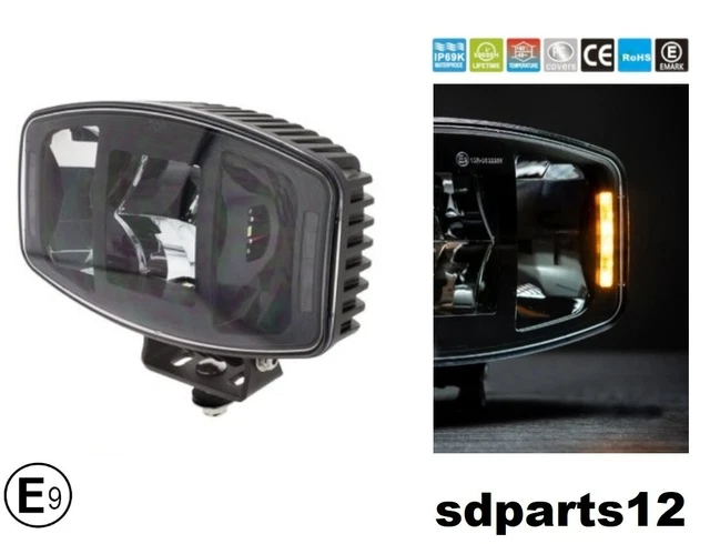 Faro Lavoro LED 100W 25cm per Trattori Auto SUV Camion Barca