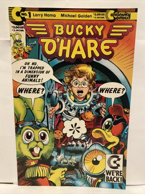 Bucky O’Hare # 1 Continuity Comics 1991 First Appearance NM Rare Nintendo