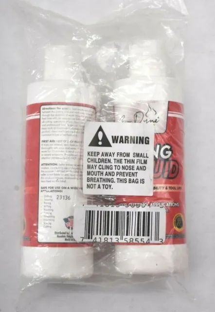Lot Of 2 Cutting Oil for Drilling Tapping Professional Oil 8 Oz Made in USA