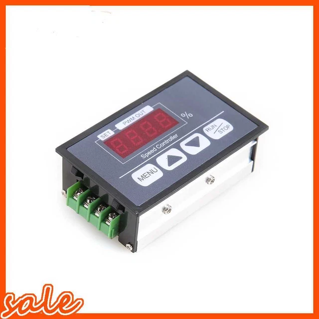 Slow Start Soft Stop PWM DC Motor Speed Control Switch Digital Display 6-60V 30A