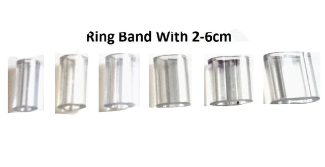 Ring Snuggies Plastic Adjuster Ring Size Reducer Clip Pack Of 6 Assorted Size