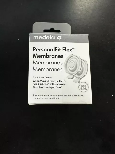 Medela PersonalFit Flex Replacement Membranes, 2-Pack, Compatible with Pump in