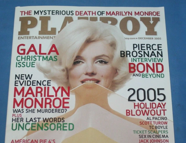 DECEMBER 2005 PLAYBOY Magazine - Marilyn Monroe, Christine Smith