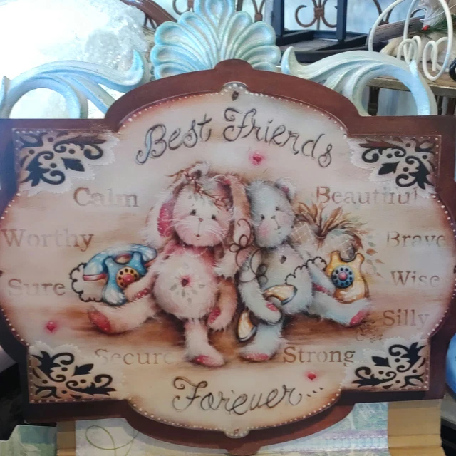 'Best Friends Forever' hecha a mano por Jamie Mills Precio: 12x9