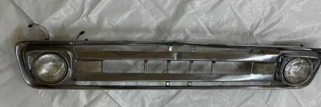 1961 Pickup Truck Chrome Grill Head Light Bezels Buckets Parking Lamp Trim