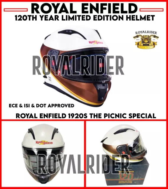 Royal Enfield "1920s THE PICNIC SPECIAL Casque édition limitée 120e année