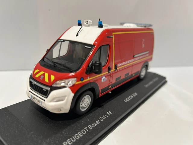 Citroën Jumper, Peugeot Boxer et Fiat Ducato VSAV (pompiers, SAMU, FORMISC) au 1/43 (Odéon