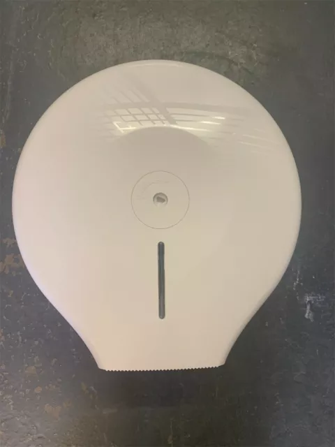 ABS Mini Jumbo White Toilet Roll Dispenser