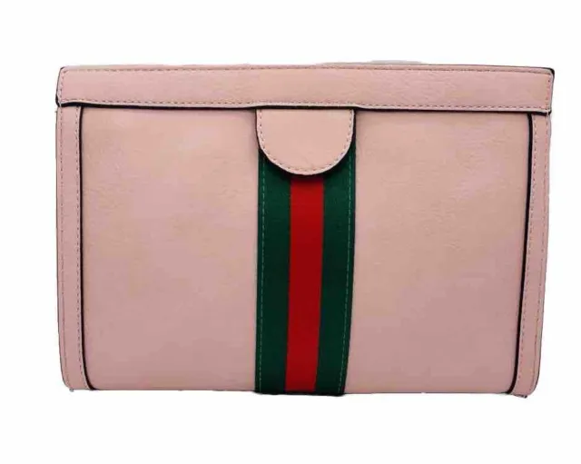 Bolso De Mano Mujer- Rosa Con Correa Adicional.