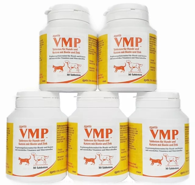 5 x Zoetis VMP Tabletten – 50 Tabletten für Ihren Hund und Ihre Katze