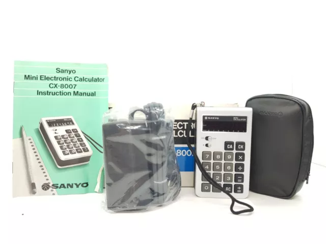 Calculadora - Calculator. Sanyo Cx-8007.  Cod$*58 -