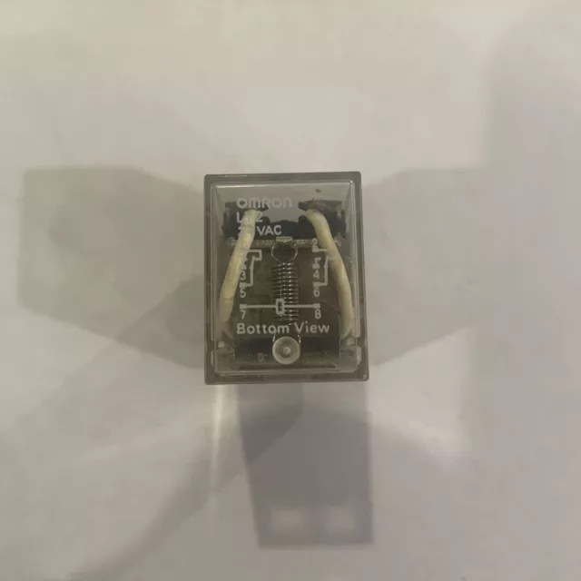 OMRON LY2-AC24 24V AC Coil Volts, Square, 8 Pin, DPDT