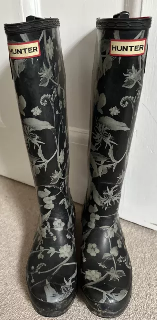 hunter wellies size 6 tall