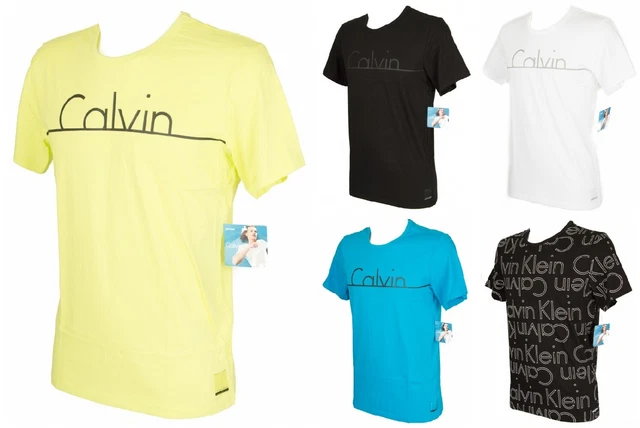T-shirt uomo manica corta girocollo CK CALVIN KLEIN articolo NM1353E S/S CREW NE