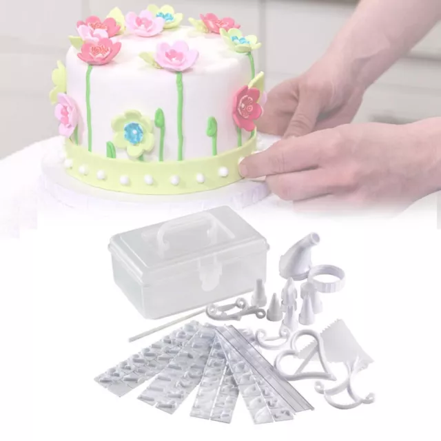 Kit 100 pz x decorazione torte e dolci - Set accessori completi per cake design