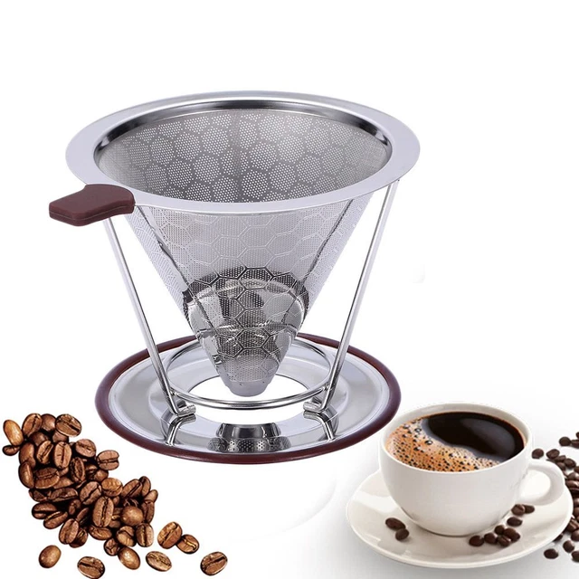 réutilisable Filtre à café Verser sur le dripper de café Goutte à goutte lente