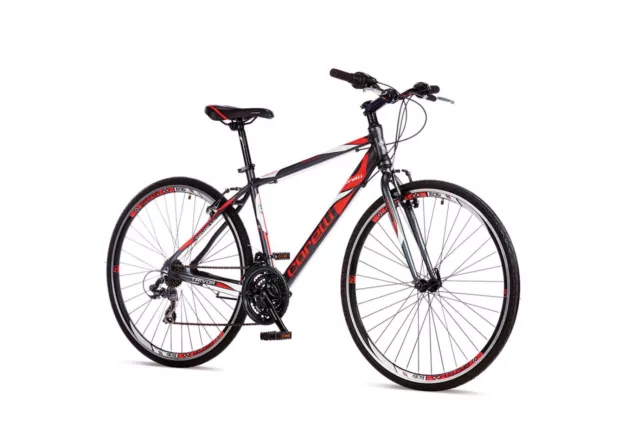 700C Aluminio 28 Trekking Bike Bicicleta MTB 21 Gang Shimano Suave Sillín Neco 2