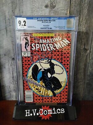 Amazing Spider-Man 300 CGC 9.2 🔥 🔑 ❄️ pages 1st Venom.   Newstand