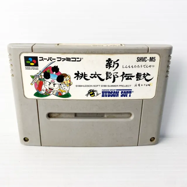 Shin Momotarou Densetsu - Super Nintendo Famicom - Japanese - Tested & Working