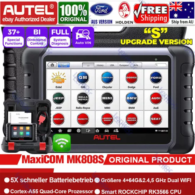 Autel MaxiCom MK808S PRO Auto Car Diagnostic Full System Code Scanner Key Coding
