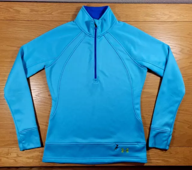 UNDER ARMOUR Semi-Fitted 1/2 Zip Performance Material Jacket S Women's Small