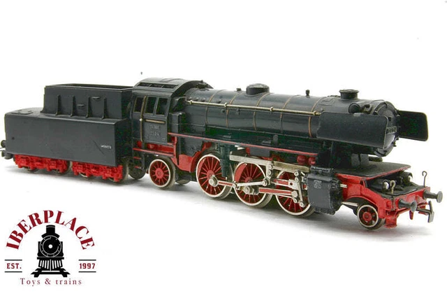 Locomotive à Vapeur Märklin 23014 + Tender – HO, Bon état, Non Fonctionnelle (collection)